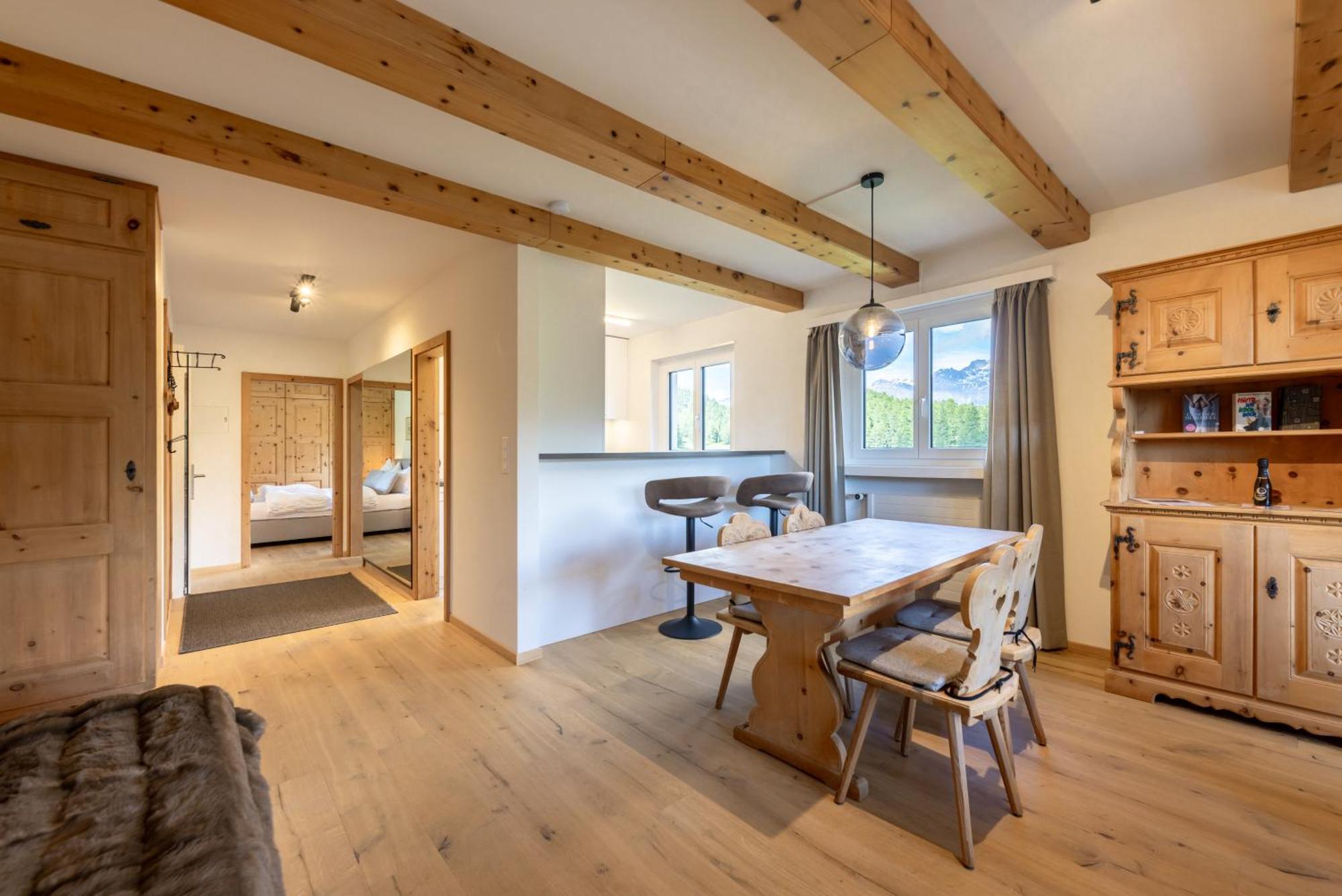 Cosy Apartment Facing Piz Rosatsch 세인트모리츠 외부 사진